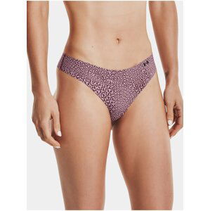 Spodní prádlo Under Armour PS Thong 3Pack Print - růžová