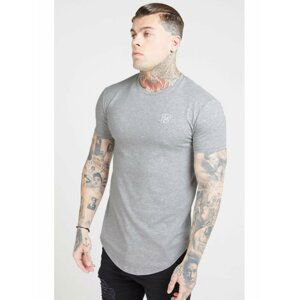 Světle šedé pánské tričko – Tee Gym Core S/S ﻿SikSilk