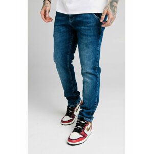 Tmavě modré pánské straight fit džíny  DENIM RECYCLED CUT STRAIGHT