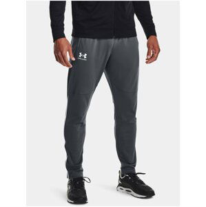 Tepláky Under Armour PIQUE TRACK PANT - šedá