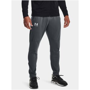 Šedé sportovní kalhoty Under Armour PIQUE TRACK PANT