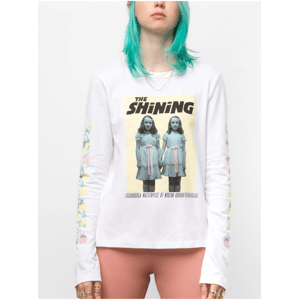 Bílé dámské tričko s potiskem VANS The Shining