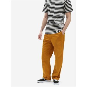Oranžové pánské straight fit kalhoty VANS Authentic