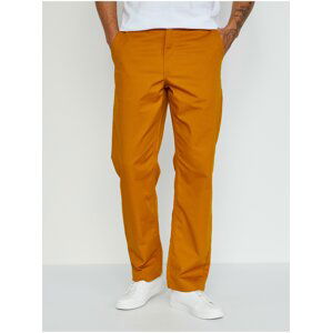 Oranžové pánské straight fit kalhoty VANS Authentic