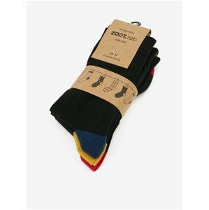 Sada tří párů pánských ponožek v černé barvě ZOOT.lab