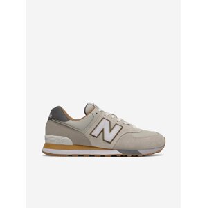 Béžové pánské semišové boty New Balance 574