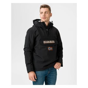 Černý pánský anorak s kapsou na zip NAPAPIJRI Rainforest Winter 2