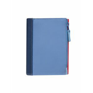 Červeno-světle modrá dámská kožená peněženka  Mywalit