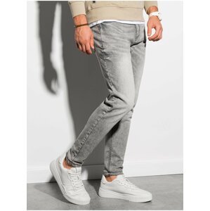 Pánské riflové kalhoty P1022 - šedá