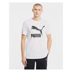 Bílé pánské tričko Puma Classics Logo