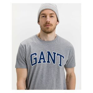 Šedé pánské tričko GANT Arch Outline