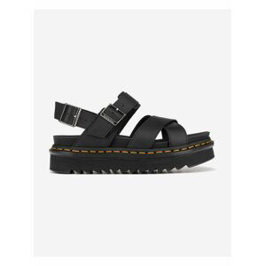 Černé dámské kožené sandály Dr. Martens Voss II