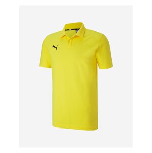 Žluté pánské sportovní polo tričko Puma Team Goal 23