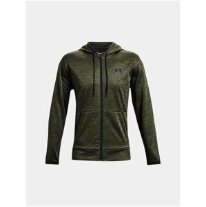 Mikina Under Armour Armour Fleece FZ Hoodie- zelená