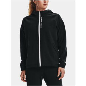 Mikina Under Armour Rush Fleece FZ Hoodie- černá