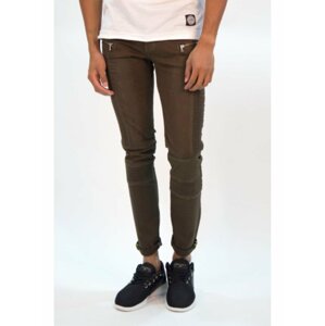 Khaki pánské skinny fit džíny June Sixth Jeans