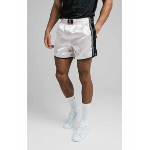 Bílé pánské kraťasy SHORTS SATIN TIE MUAY