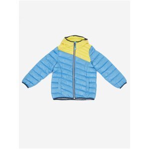 Žluto-modrá dětská zimní bunda modrá LOAP Ingofi