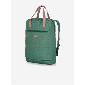 Zelený dámský vzorovaný batoh LOAP Reina