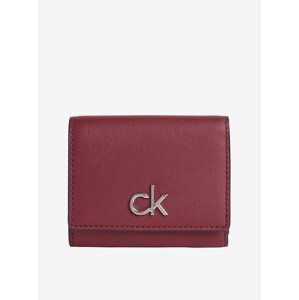 Vínová dámská peněženka Calvin Klein