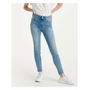 Modré dámské skinny fit džíny Replay Luzien Jeans