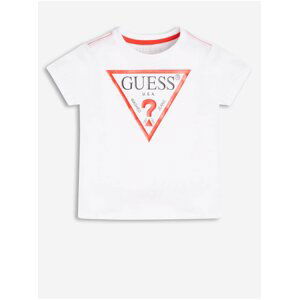 Bílé dětské tričko Guess