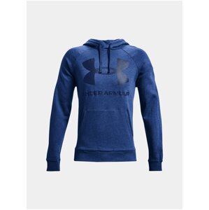 Mikina Under Armour UA Rival Fleece Big Logo HD- modrá