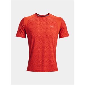 Tričko Under Armour UA Iso-Chill Run Printed SS- oranžová