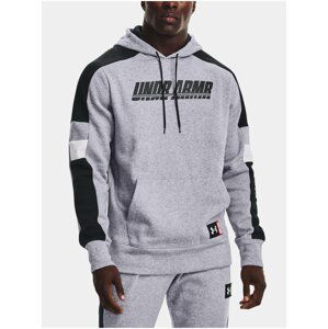 Mikina Under Armour UA BASELINE FLEECE P/O HOODY- šedá