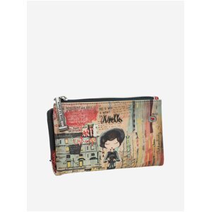 Béžová dámská vzorovaná velká peněženka Anekke City Art