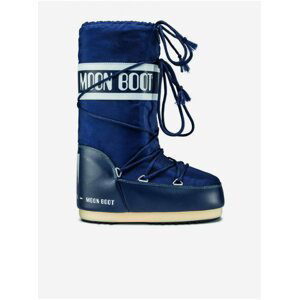 Tmavě modré dámské sněhule Moon Boot Icon Nylon
