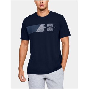 Tričko Under Armour UA FAST LEFT CHEST 2.0 SS- tmavě modrá