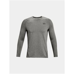 Tričko Under Armour CG Armour Fitted Crew- šedá