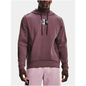 Mikina Under Armour SUMMIT KNIT HOODIE- fialová