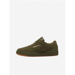 Khaki pánské semišové tenisky Reebok Classic Club C 85