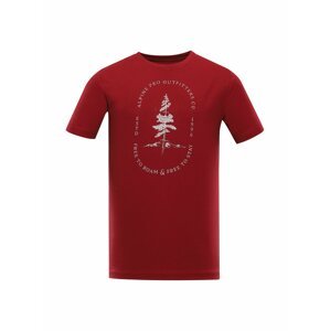 Pánské bavlněné triko ALPINE PRO MELL červená