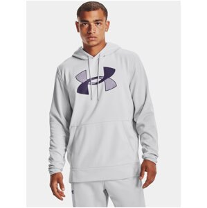 Mikina Under Armour UA Armour Fleece Big Logo HD- šedá