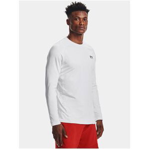 Tričko Under Armour UA CG Armour Fitted Crew- bílá