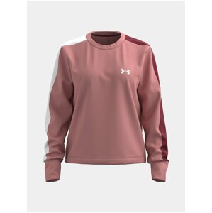 Mikina Under Armour Rival Terry CB Crew- růžová