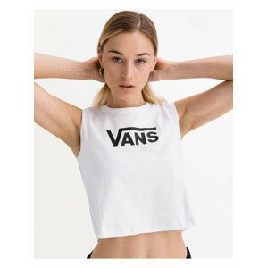 Bílý dámský crop top Vans Flying V Classic