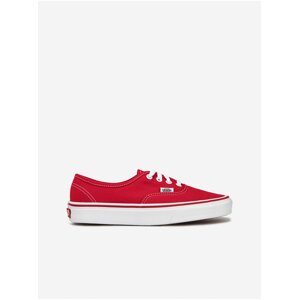 Červené tenisky VANS Authentic