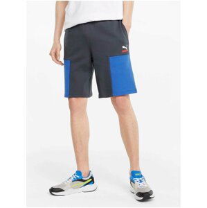 Modro-šedé pánské kraťasy Puma Clsx Shorts TR