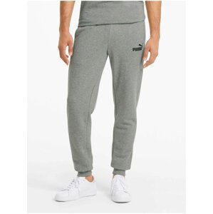 Světle šedé pánské tepláky Puma Ess Slim Pants TR