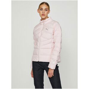 Světle růžová dámská prošívaná bunda Puma WarmCell Lightweight Jacket