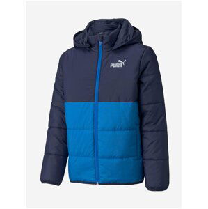 Modrá klučičí prošívaná bunda Puma Cb Padded Jacket B