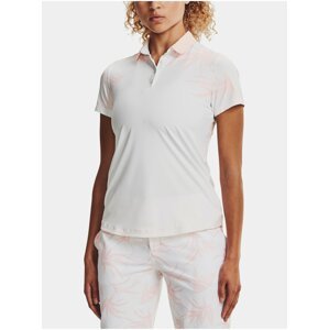 Tričko Under Armour Iso-Chill SS Polo-WHT
