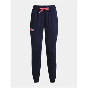 Kalhoty Under Armour Armour Mixed Media Pant-NVY