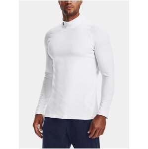 Tričko Under Armour UA CG Armour Fitted Mock-WHT