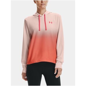 Mikina Under Armour Rival Terry Gradient Hoodie-PNK