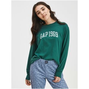 Zelené dámské tričko s logem GAP 1969